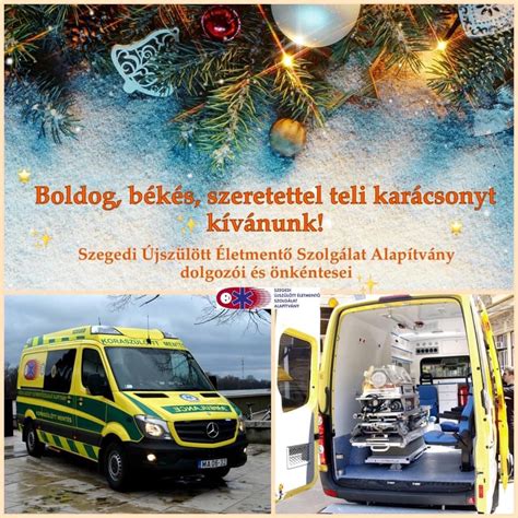 Szegedi Újszülött Életmentő Szolgálat mentőautója