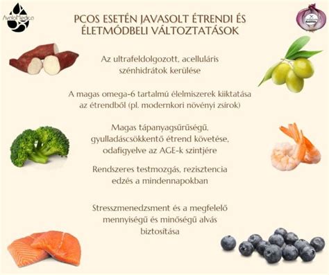 szemléltető ábra az életmódváltás fontosságáról PCOS esetén