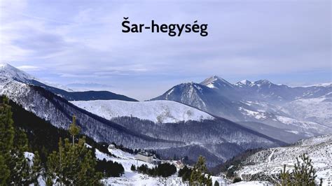 A Sar hegység térképe, a fajta származási helye