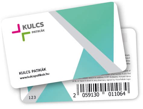 Kulcs Patika Kártya