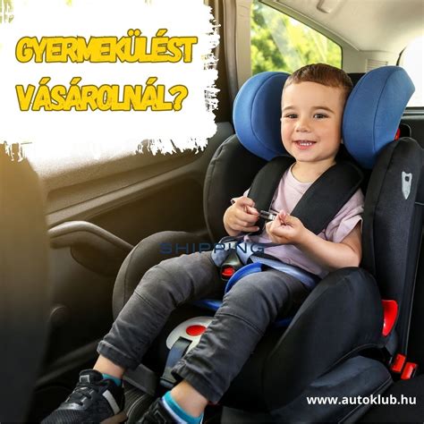 Autós gyermekülés, bekötve