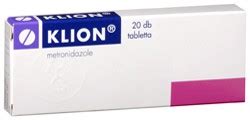 Klion 250 mg tabletta csomagolása