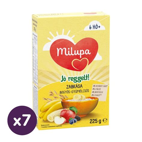 Milupa Jó reggelt! bogyós-gyümölcsös zabkása
