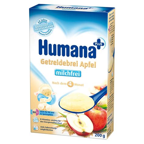 Humana tejmentes grízpép csomagolása