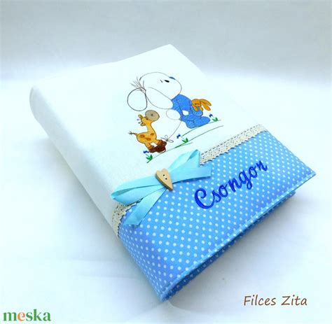 névre szóló textil babakocka