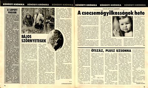 Az első felsőzsolcai csecsemőgyilkosság idővonala