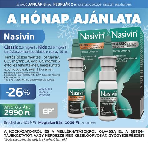 Az orrdugulás okai és a Nasivin hatásmechanizmusa