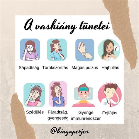 Vashiány tüneteit ábrázoló infografika csecsemőknél