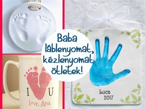 baba kézlenyomat készítése agyagba