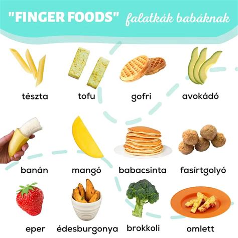 Finger food ételek babáknak