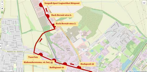 Dorozsmai út térképe Szegeden