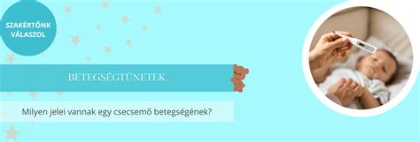 Betegség jelei csecsemőknél