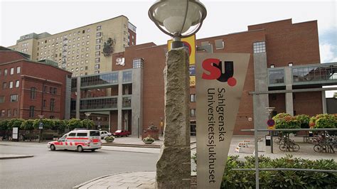 A Sahlgrenska University épülete Göteborgban