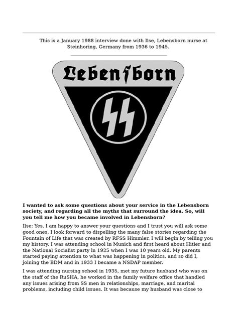 Lebensborn program grafikája
