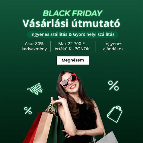 Black Friday akció logó