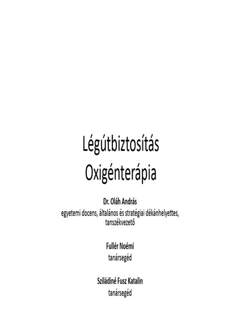 Légútbiztosítás technikái