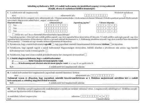 adókedvezmény igénylése