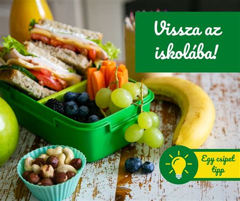 Egészséges, színes és változatos uzsonnás doboz összeállítása gyermekek számára