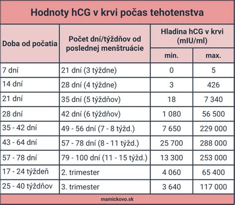 Infografika a HCG hormon termelődéséről és a tesztek kimutatási idejéről