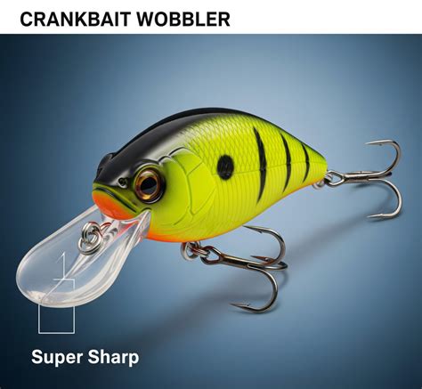 Különböző típusú wobblerek sügérhorgászathoz