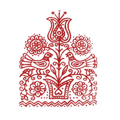 Magyar életfa motívum