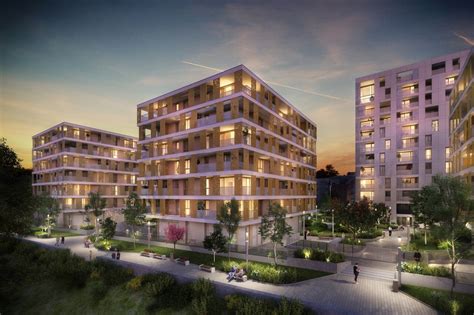 modern budapesti lakópark a Duna-parton