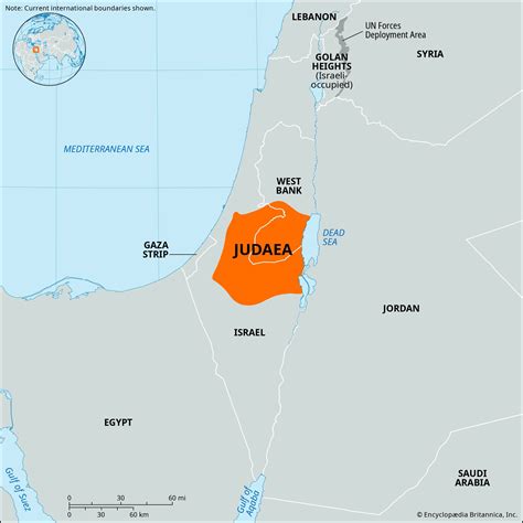 Térkép: Júdea Heródes idejében
