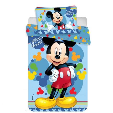 Mickey egér mintás ágynemű a gyerekszobában