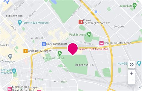 Mamas & Papas üzletek térképe Budapesten
