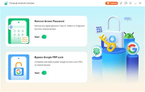 FoneLab Android Unlocker felület