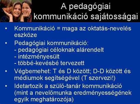 Szülő-tanár kommunikáció