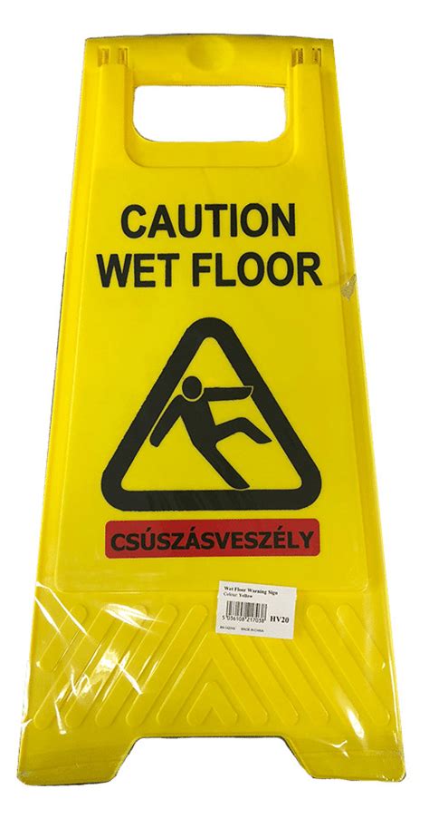 Figyelmeztető tábla a csúszásveszélyre