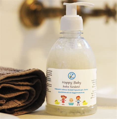 Az Eco-Z Happy Baby fürdető flakonja