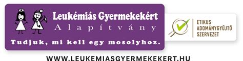 A Leukémiás Gyermekekért Alapítvány logója