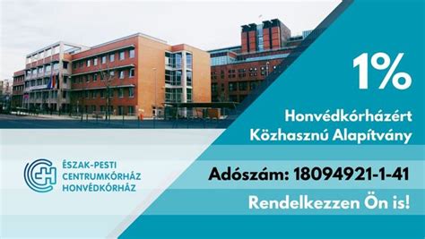 Honvédkórház logója és főépülete