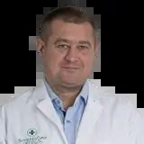 Dr. Demjén László portréja orvosi környezetben