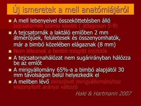 A mell anatómiája és a tejcsatornák elhelyezkedése