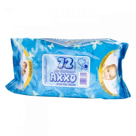 Axxo baba nedves törlőkendő csomagolása és vastagsága