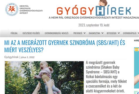 A megrázott baba szindróma veszélyei