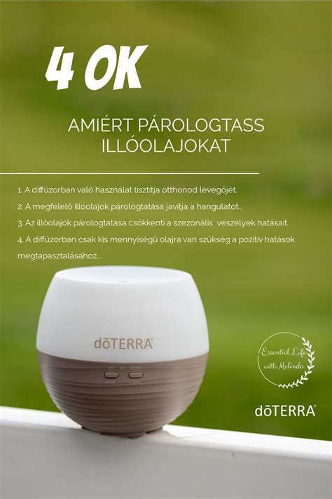 illóolajok párologtatása diffúzorban