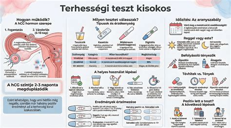 Infografika a HCT és hCG különbségeiről