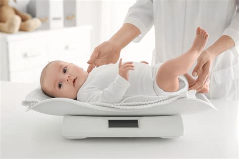 A csecsemő súlygyarapodásának átlagos görbéje