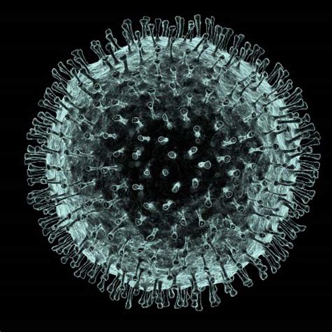 HIV vírus mikroszkóp alatt
