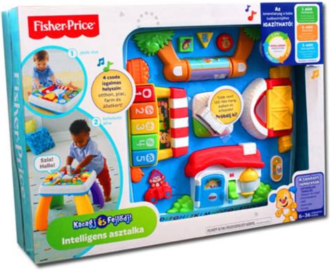 Fisher-Price Intelligens asztalka különböző szinteken