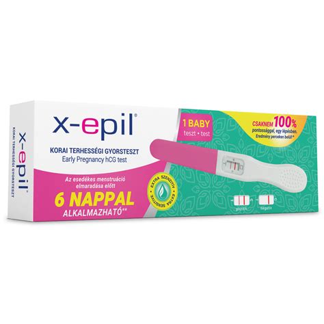 Az X-Epil terhességi gyorsteszt használati útmutatója