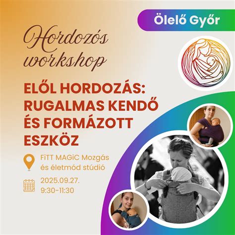 A különböző hordozási pozíciók rugalmas kendőben