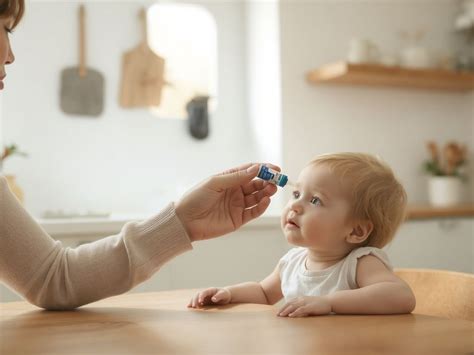 Gyermekeknek szánt gyógyszer adagolása fecskendővel