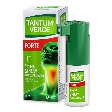 Tantum Verde spray használati útmutatója illusztrálva