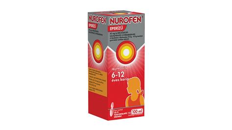 Nurofen szirup különböző ízesítésekben