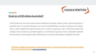 Példa kitöltött GYES igénylő lapra Ausztriában